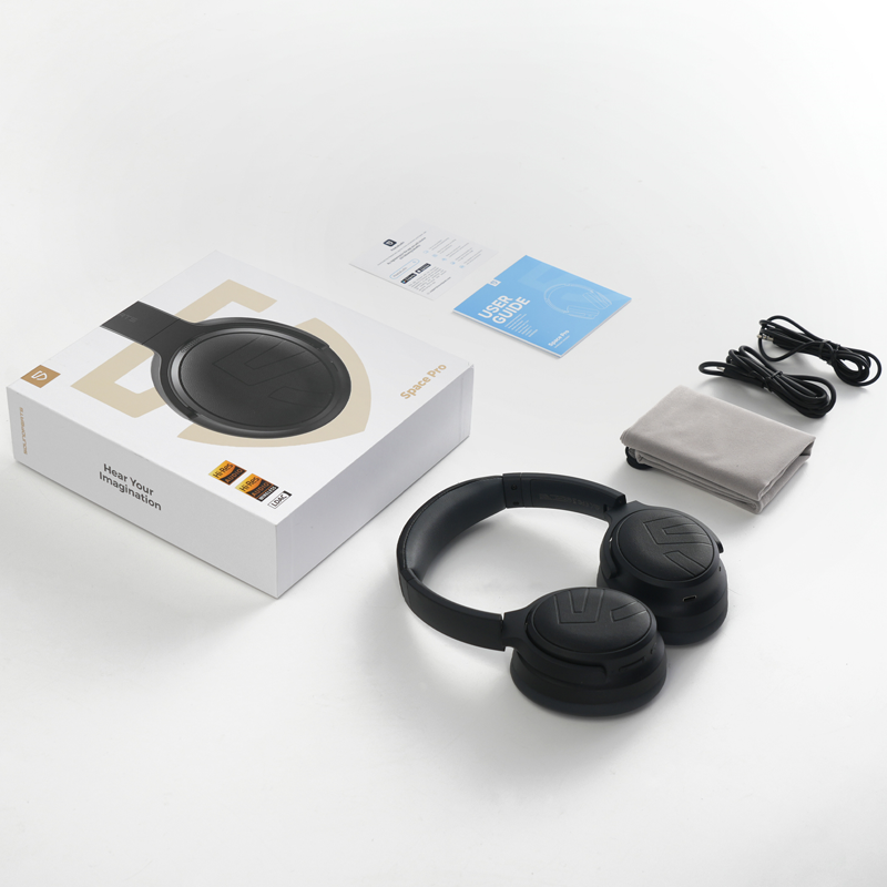 Soundpeats Space Pro Hybrid Active Noise Cancellation Headset Soundpeats.pk