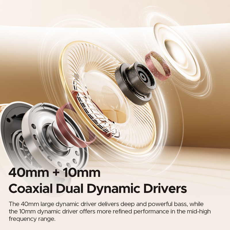 Soundpeats Space Pro Hybrid Active Noise Cancellation Headset Soundpeats.pk