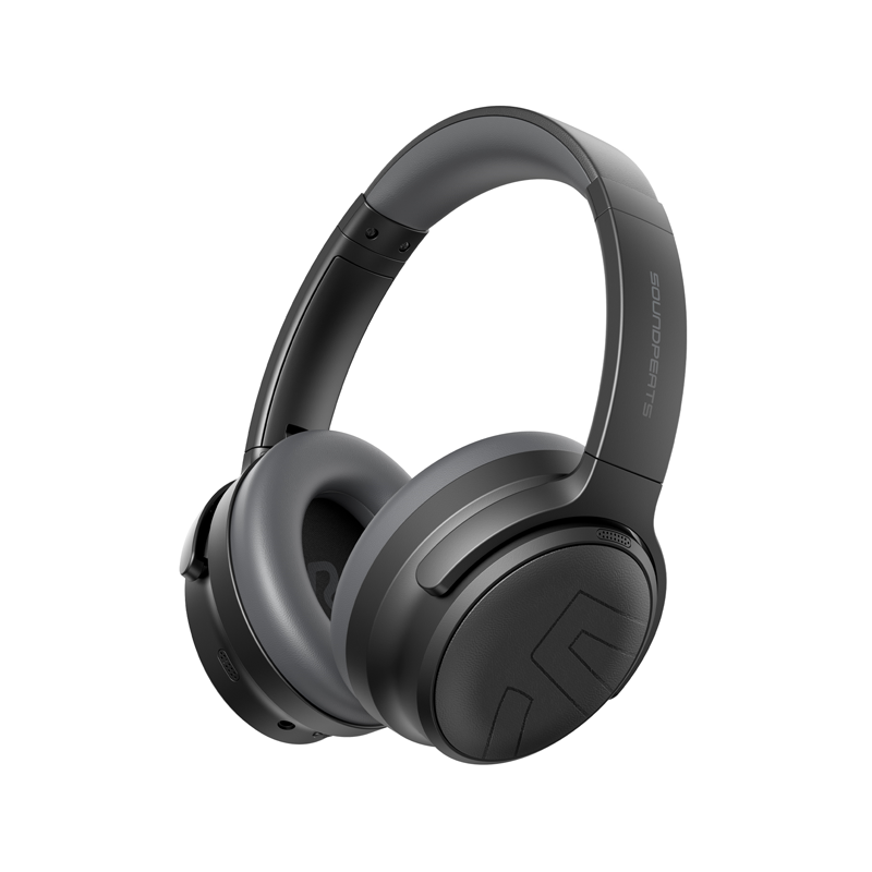 Soundpeats Space Pro Hybrid ANC Headset - Black | Soundpeats.pk