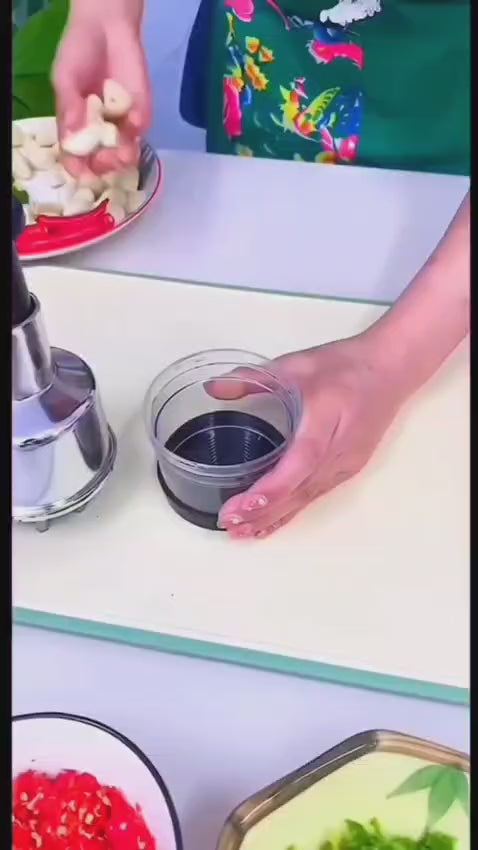 Stainless Steel Garlic Crusher Tool