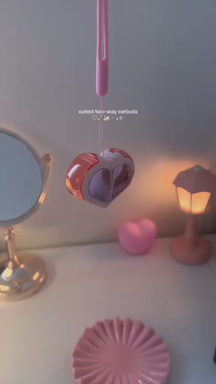 ❤️🎁❤️Beautiful & Attractive Heart Shaped Earbuds for Best Friends & Lovers❤️🎁❤️