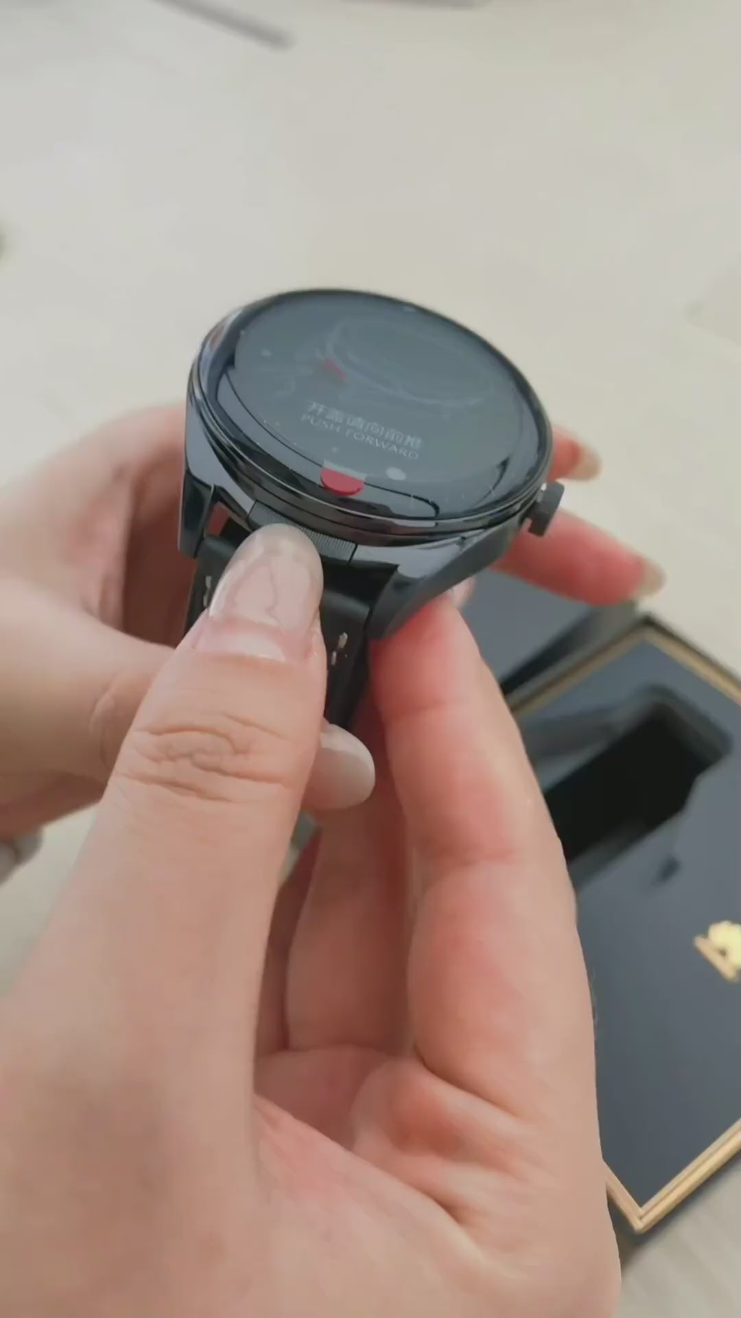 Huawei Buds Smart Watch, Smartwatch and Earbuds, 2-in-1 Touch Controls in One Wide Atrium Area, Noise Cancelling Via AI, Android & iOS, Black